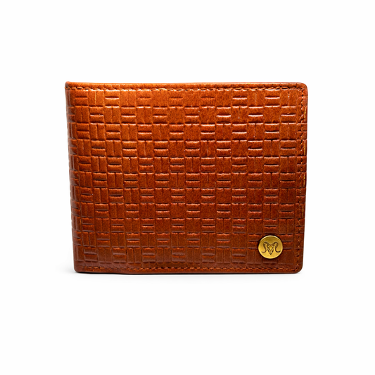 ARIES Plus Pattern Wallet (Brown) with Belt