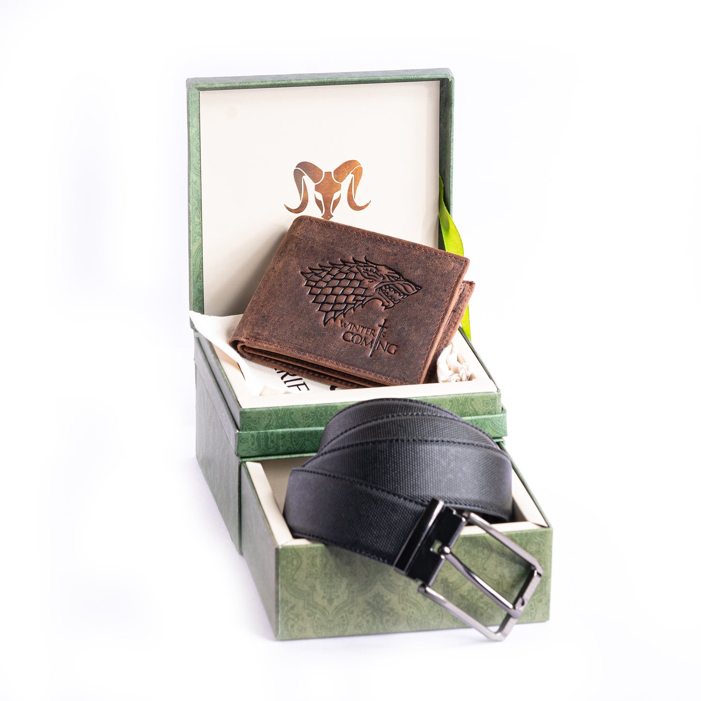 ARIES Game of Thrones Edition Wallet & Belt Combo