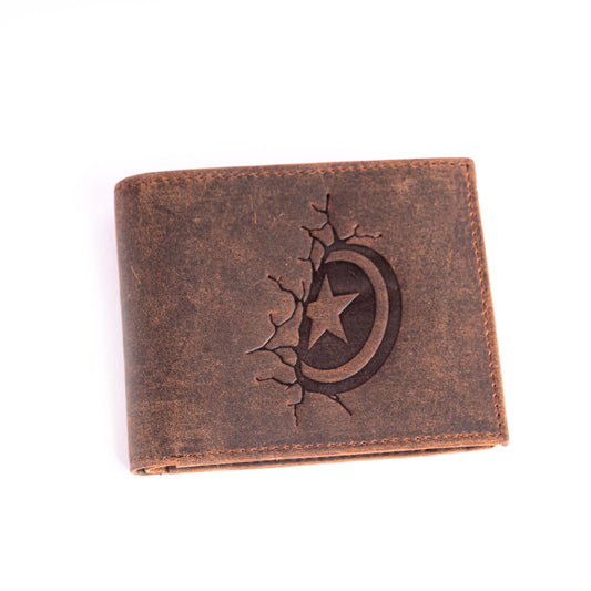 ARIES Captain America Edition Men's Wallet (Tan)