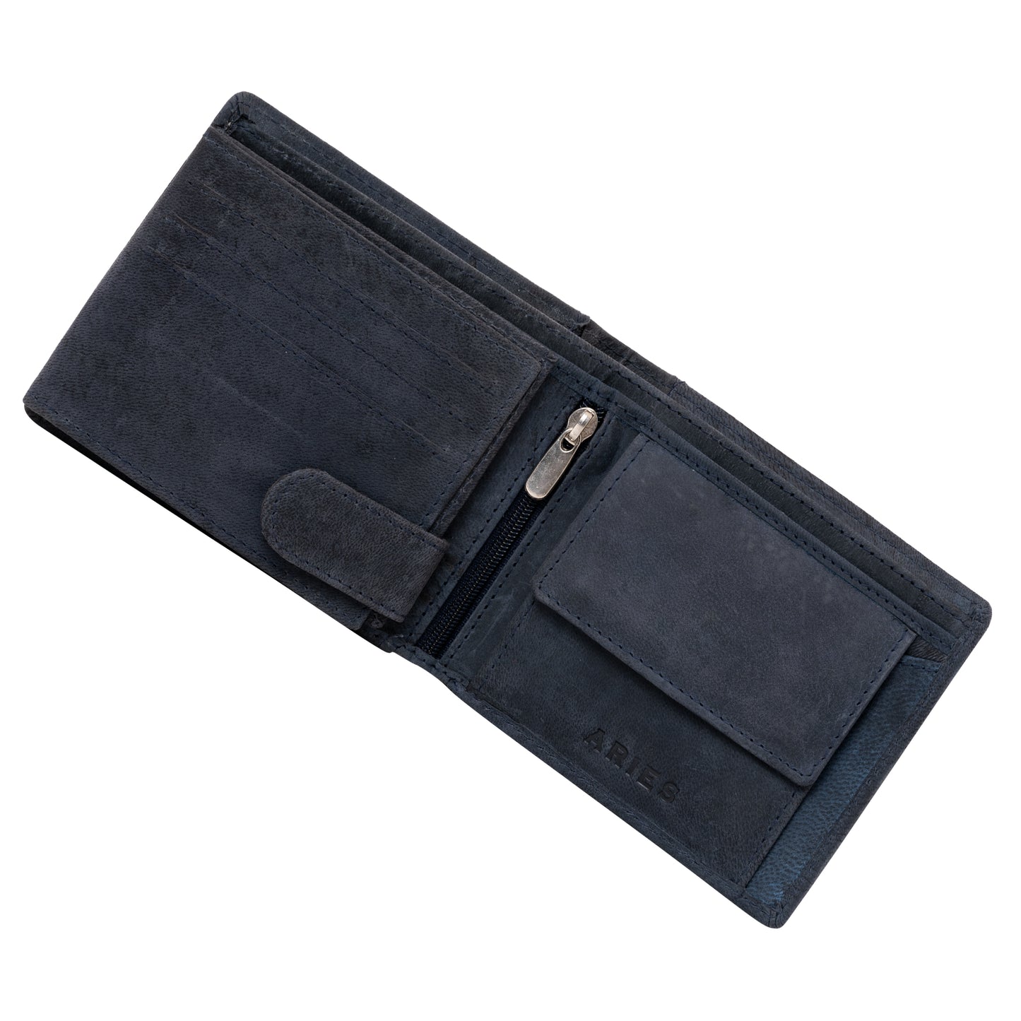 ARIES Lion Edition Men's Wallet (Blue)