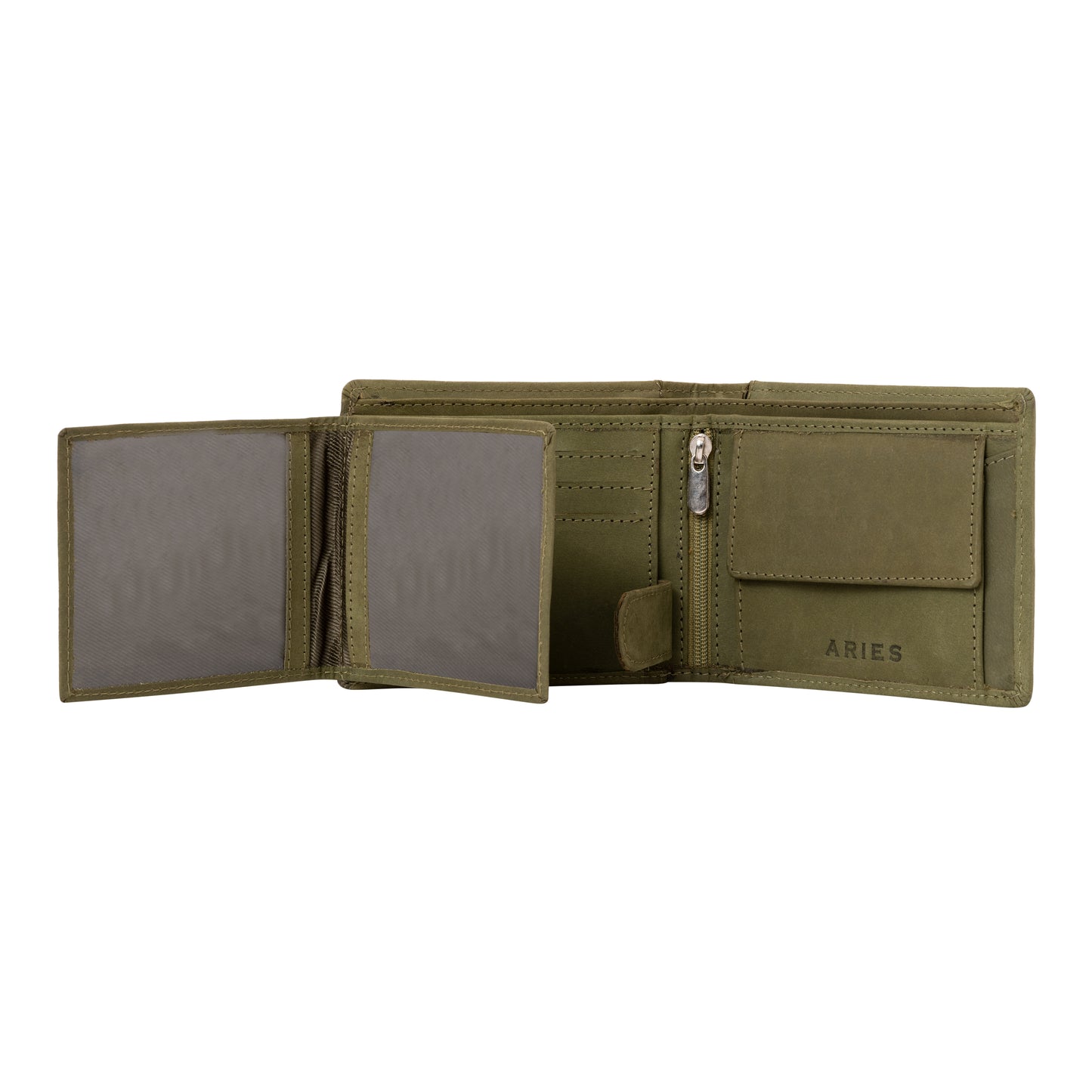 ARIES Lion Edition Men's Wallet (Green)