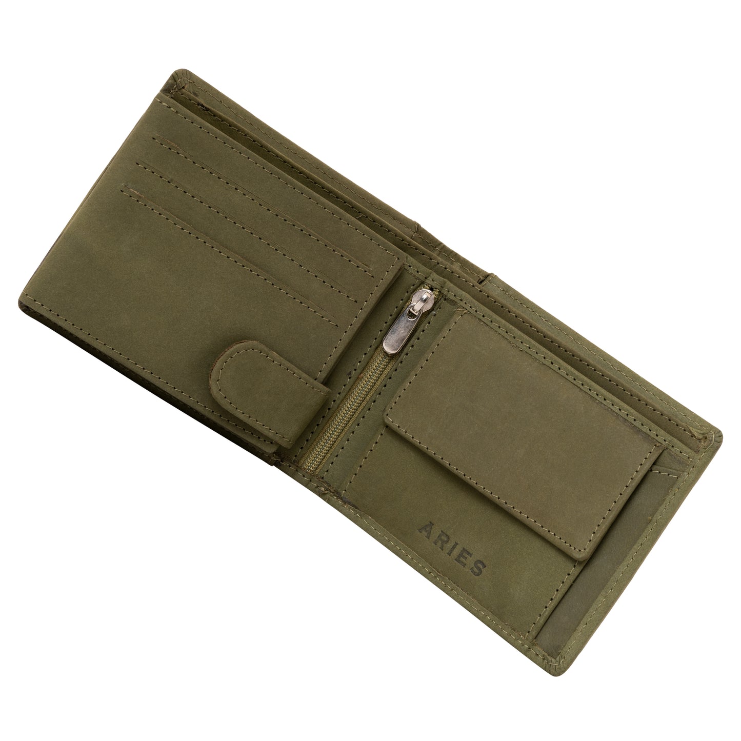 ARIES Lion Edition Men's Wallet (Green)