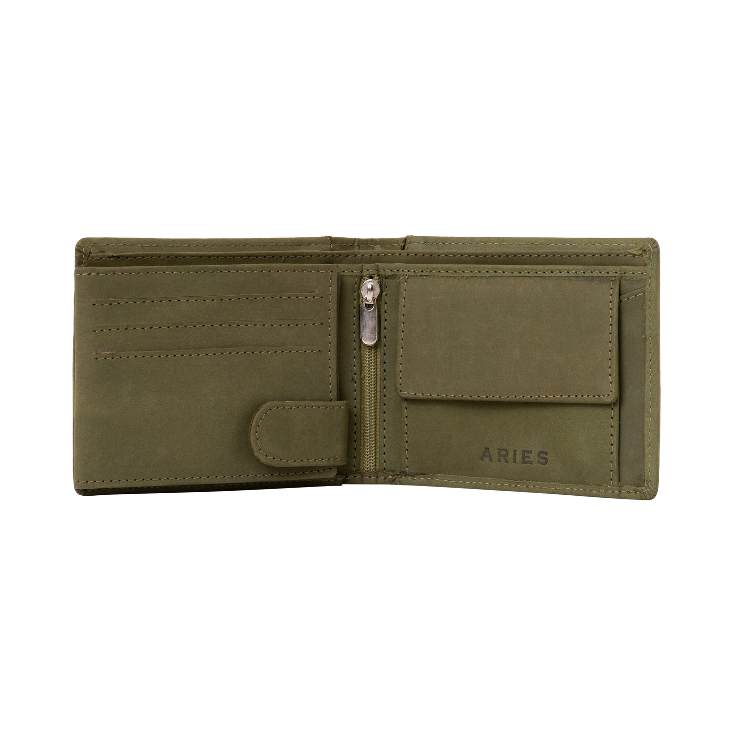 ARIES Lion Edition Men's Wallet (Green)