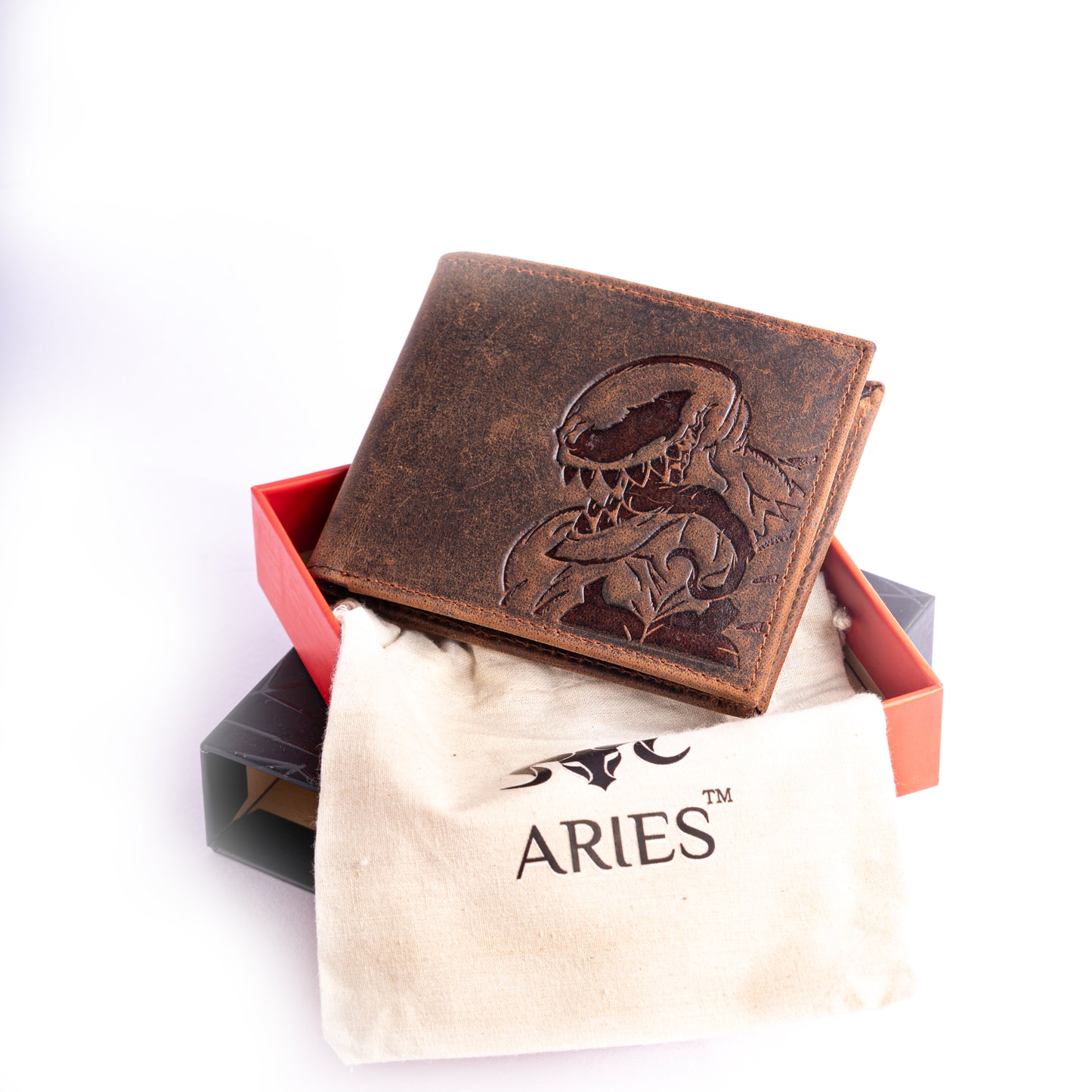 ARIES Spiderman Edition Men's Wallet (Tan)
