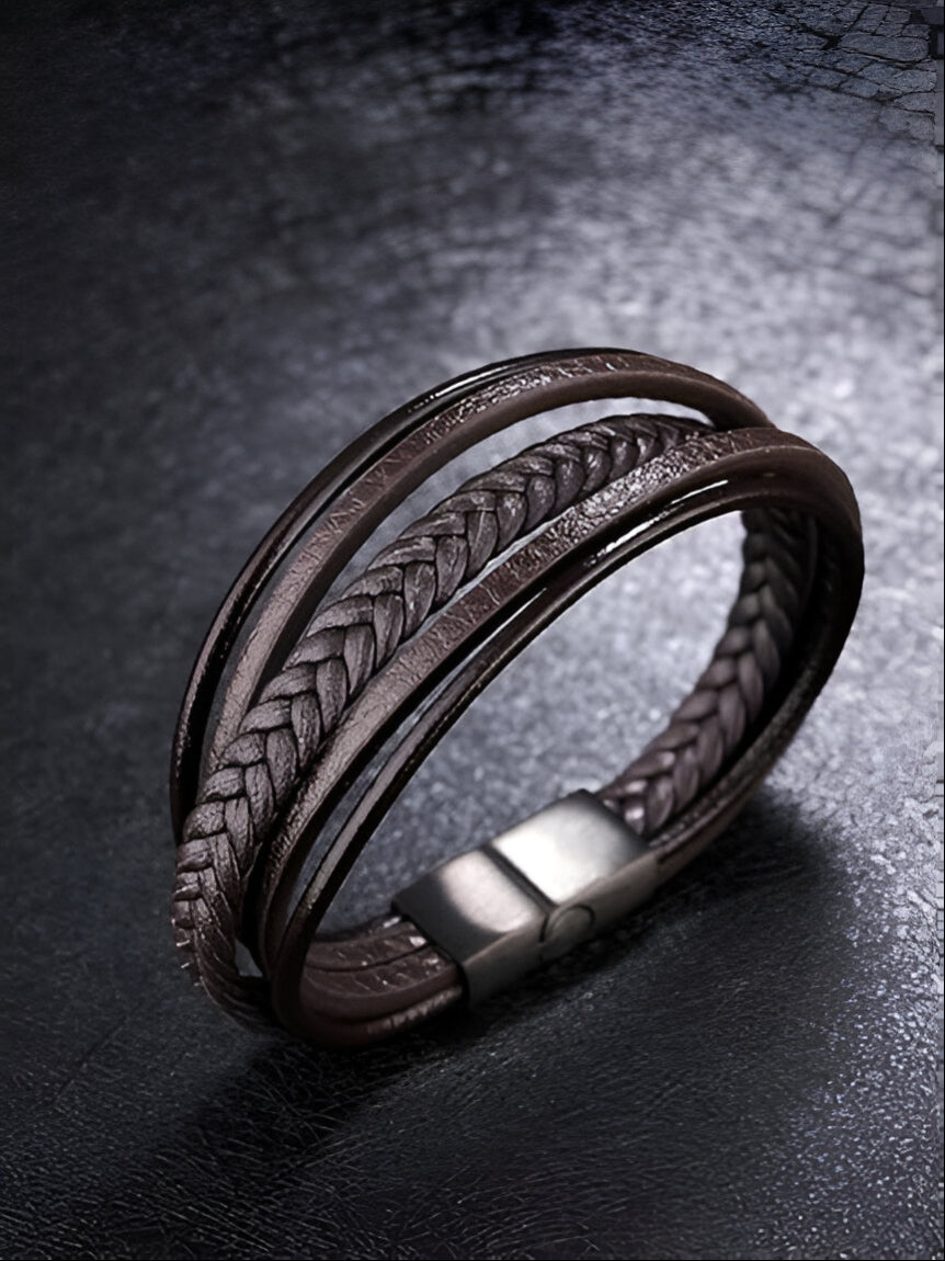 ARIES TangleBand Magnetic Bracelet (Brown)