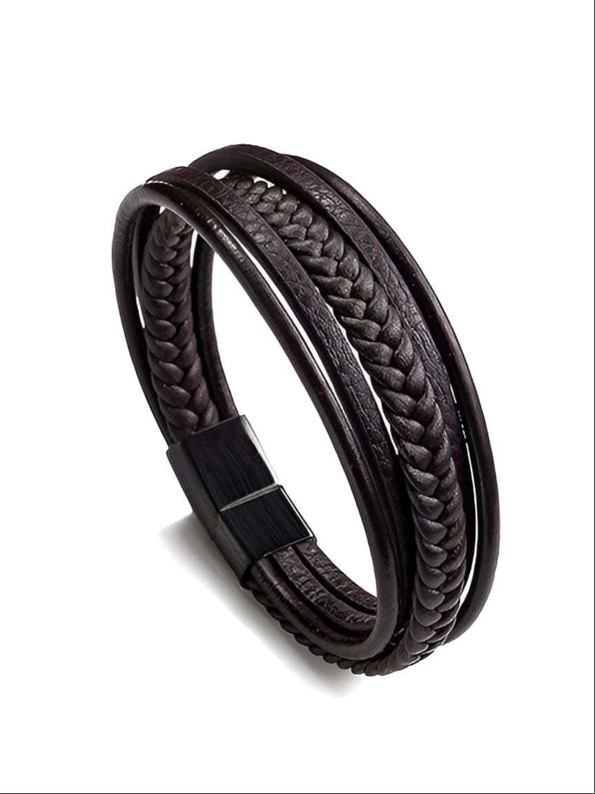 ARIES TangleBand Magnetic Bracelet (Brown)