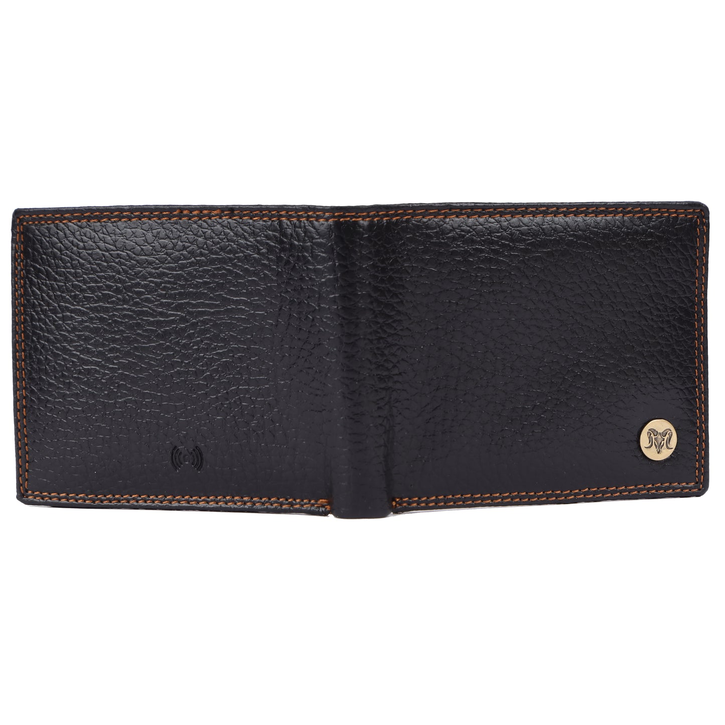 ARIES Vegan Leather Men's Wallet (Black)