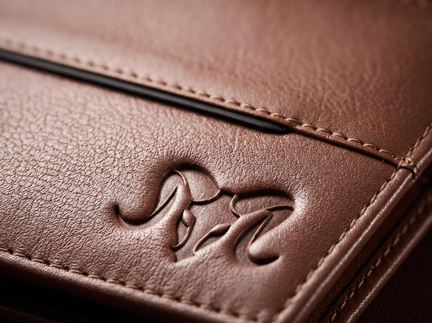 Aries Premium Tan Genuine Leather Bi-Fold Wallet