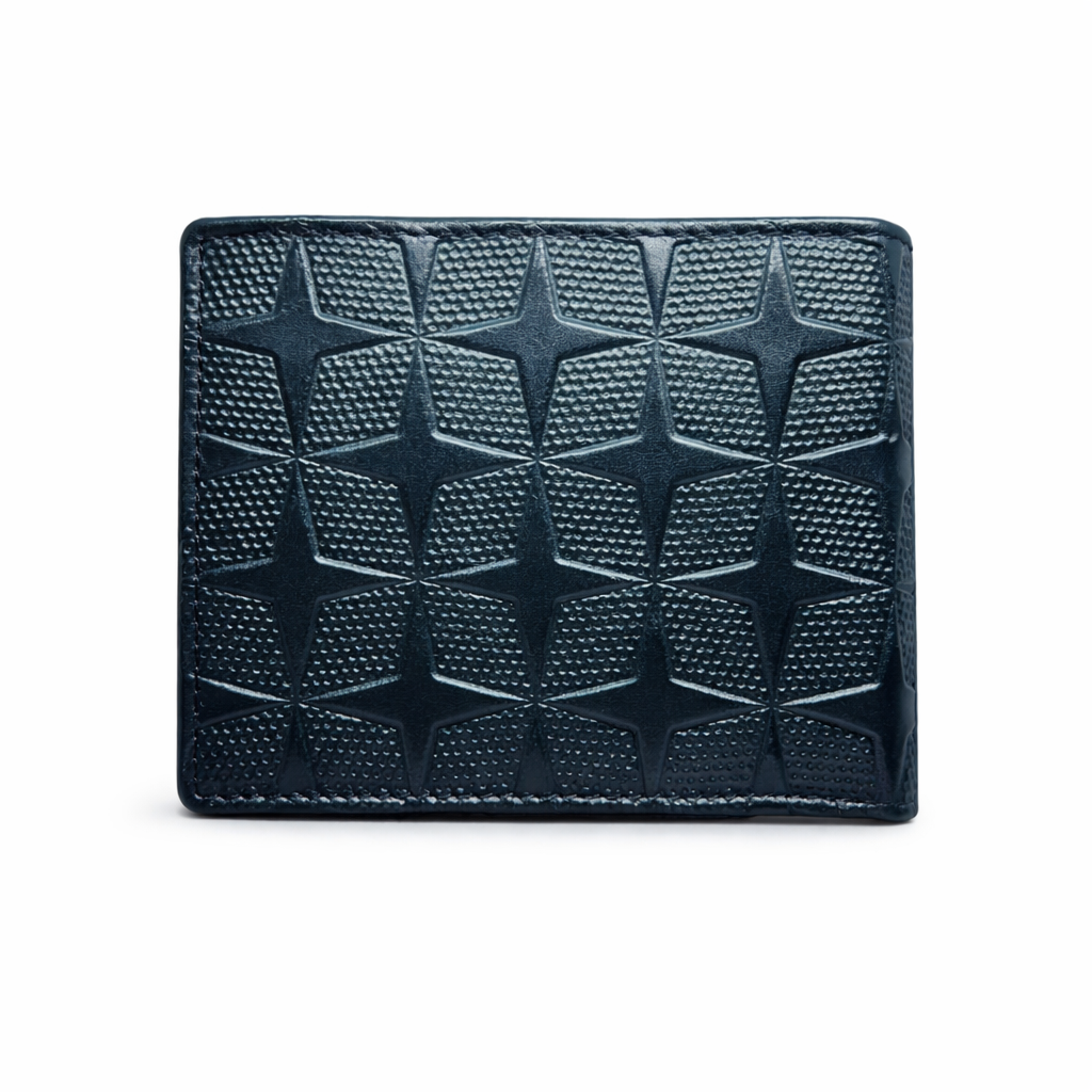ARIES Star Pattern Wallet (Black) with Belt