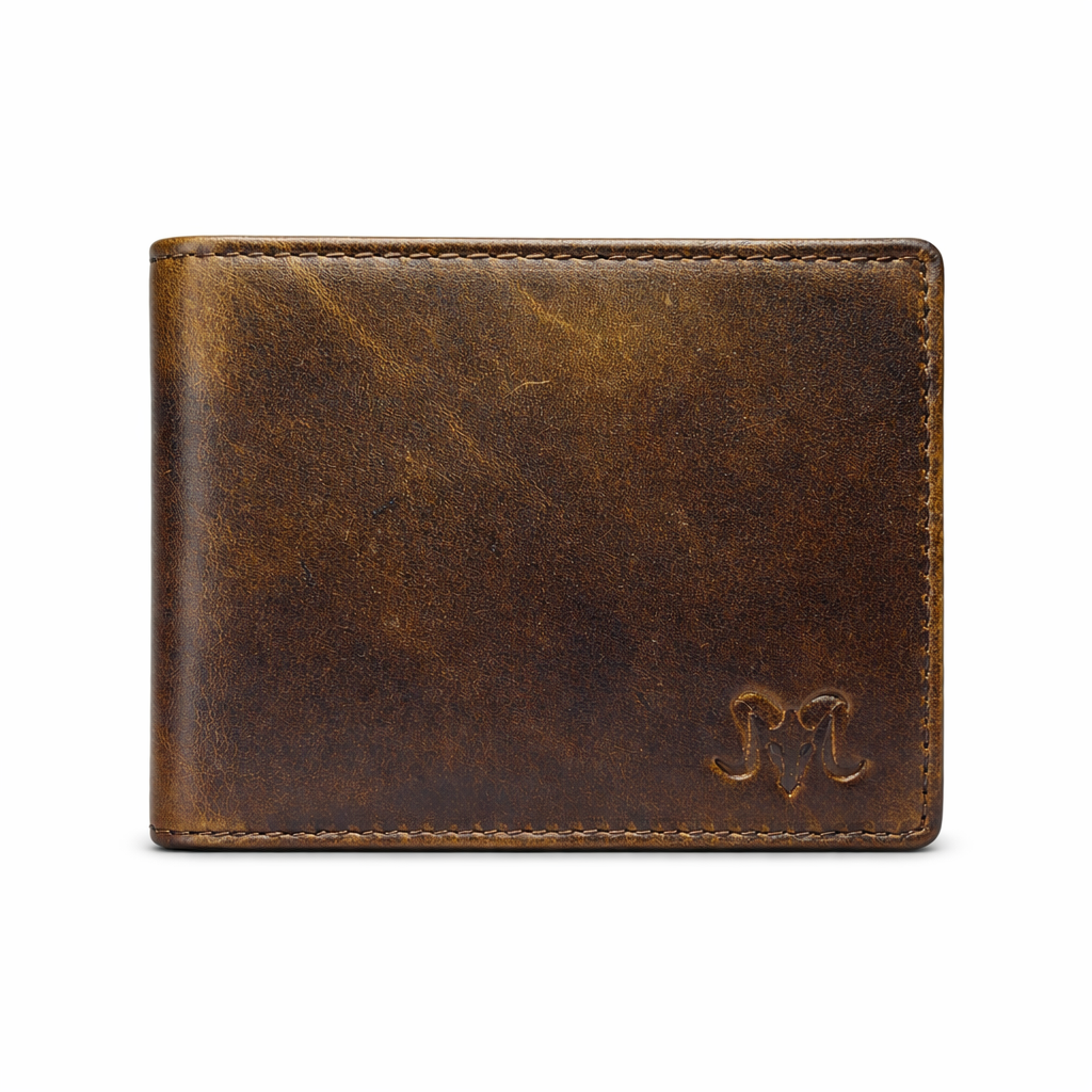 ARIES Crunch Leather Wallet