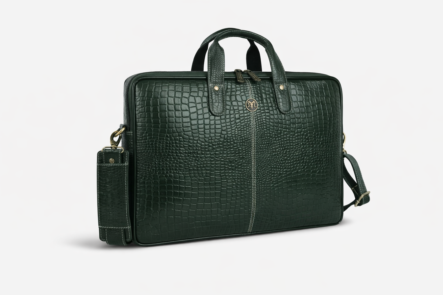 ARIES Urban Classic Laptop Bag 16"inch (Croco Green)