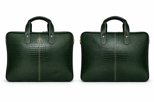 ARIES Urban Classic Laptop Bag 16"inch (Croco Green)