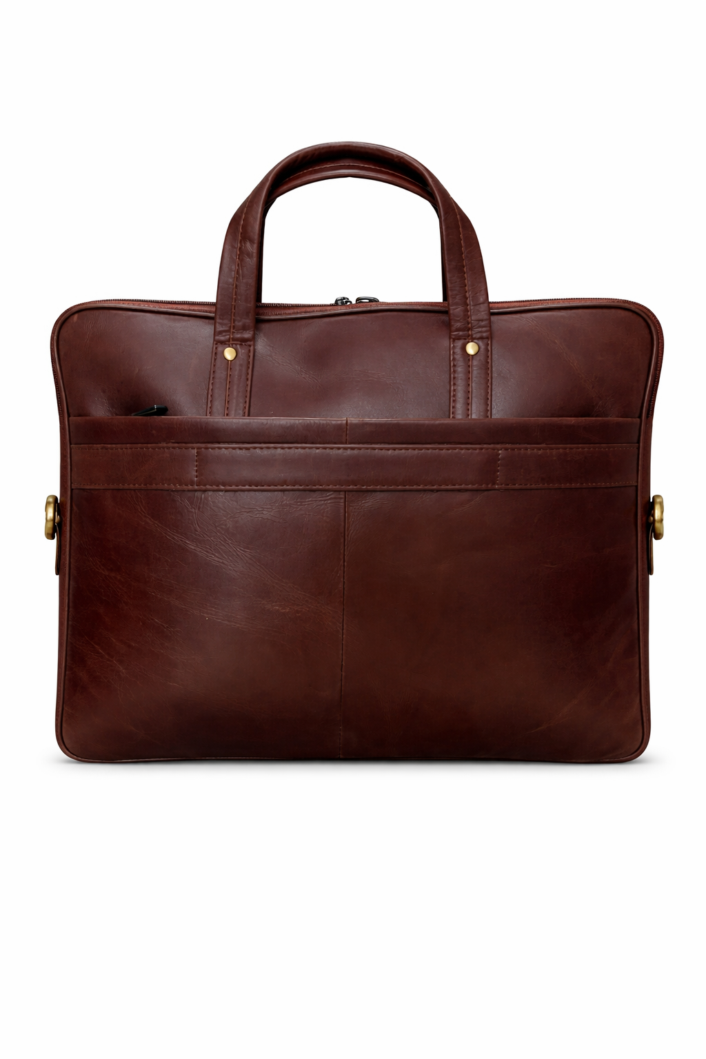ARIES Overlap Laptop Bag 16"inch (Brown)