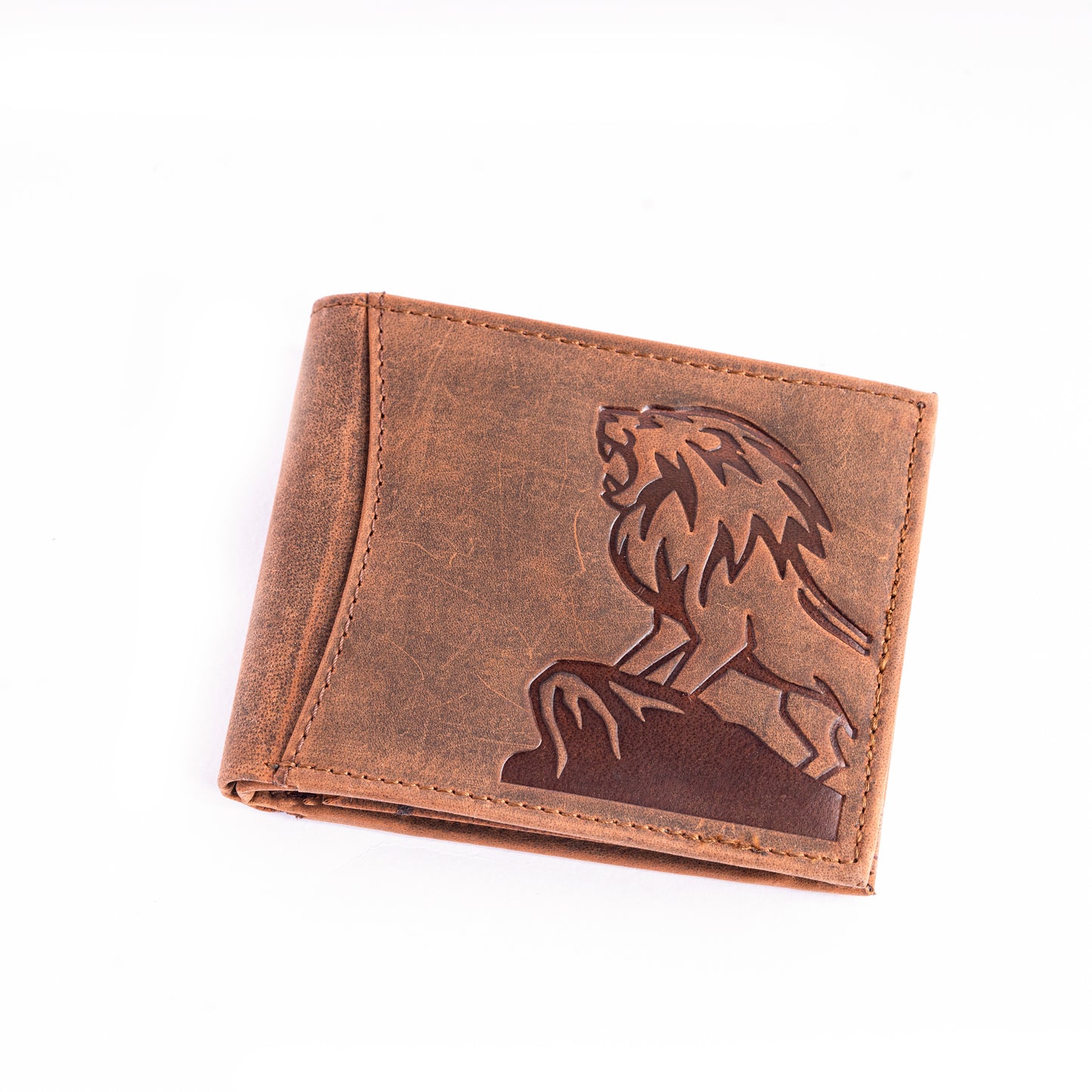 Lion Edition Leather Combo – Wallet, Belt & 16" Laptop Bag