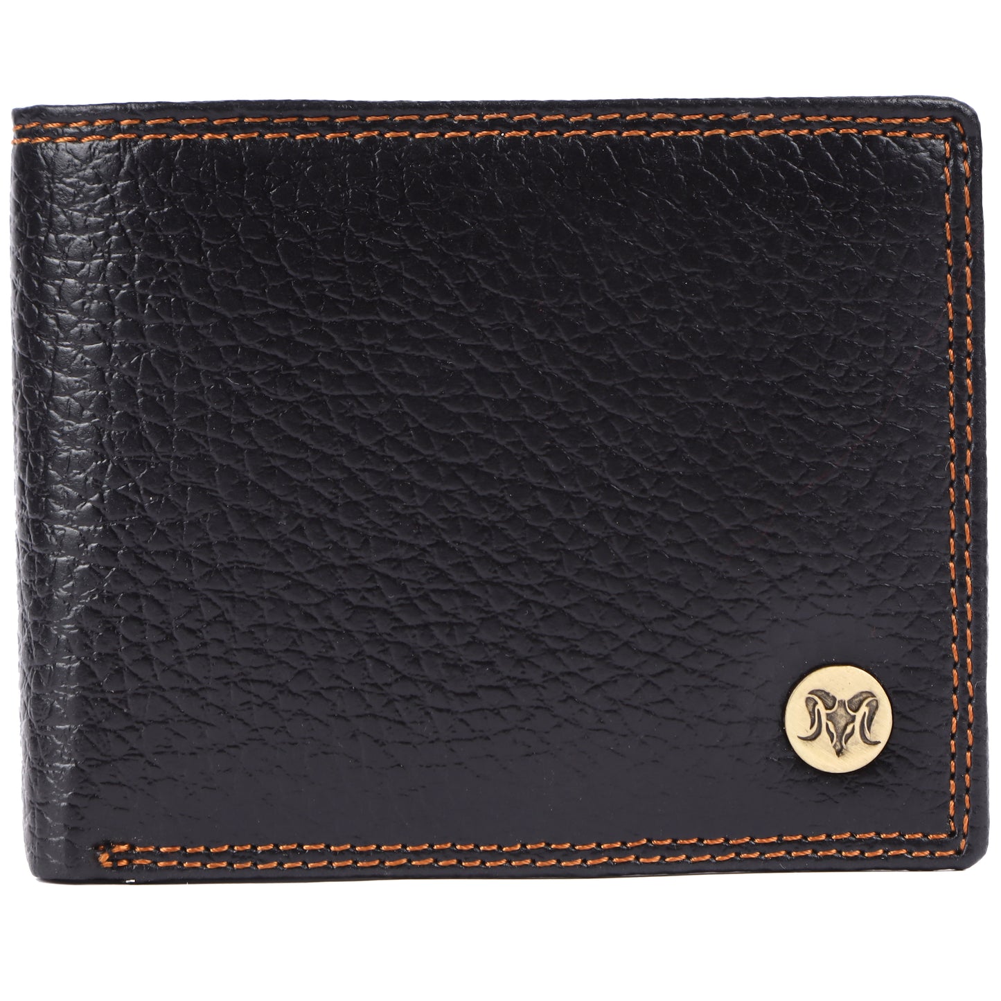 ARIES Vegan Leather Men's Wallet (Black)