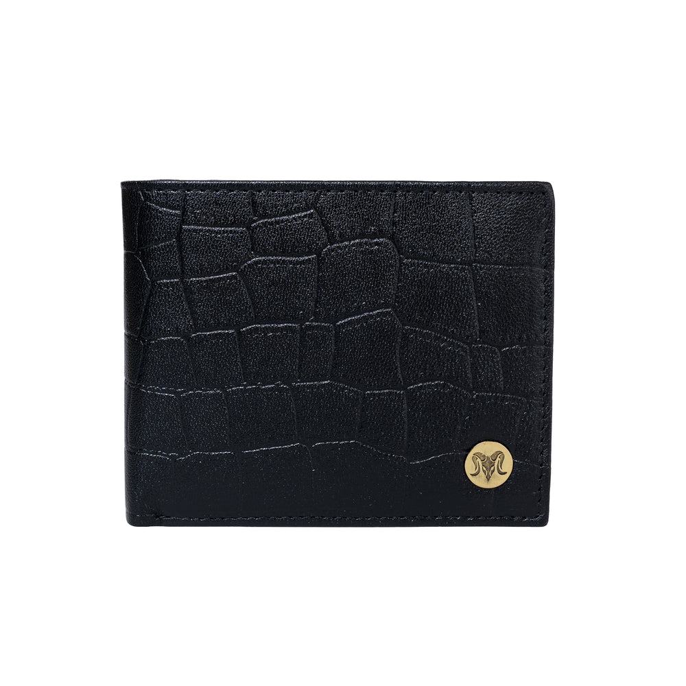 ARIES Panther Edition Men's Wallet (Black)