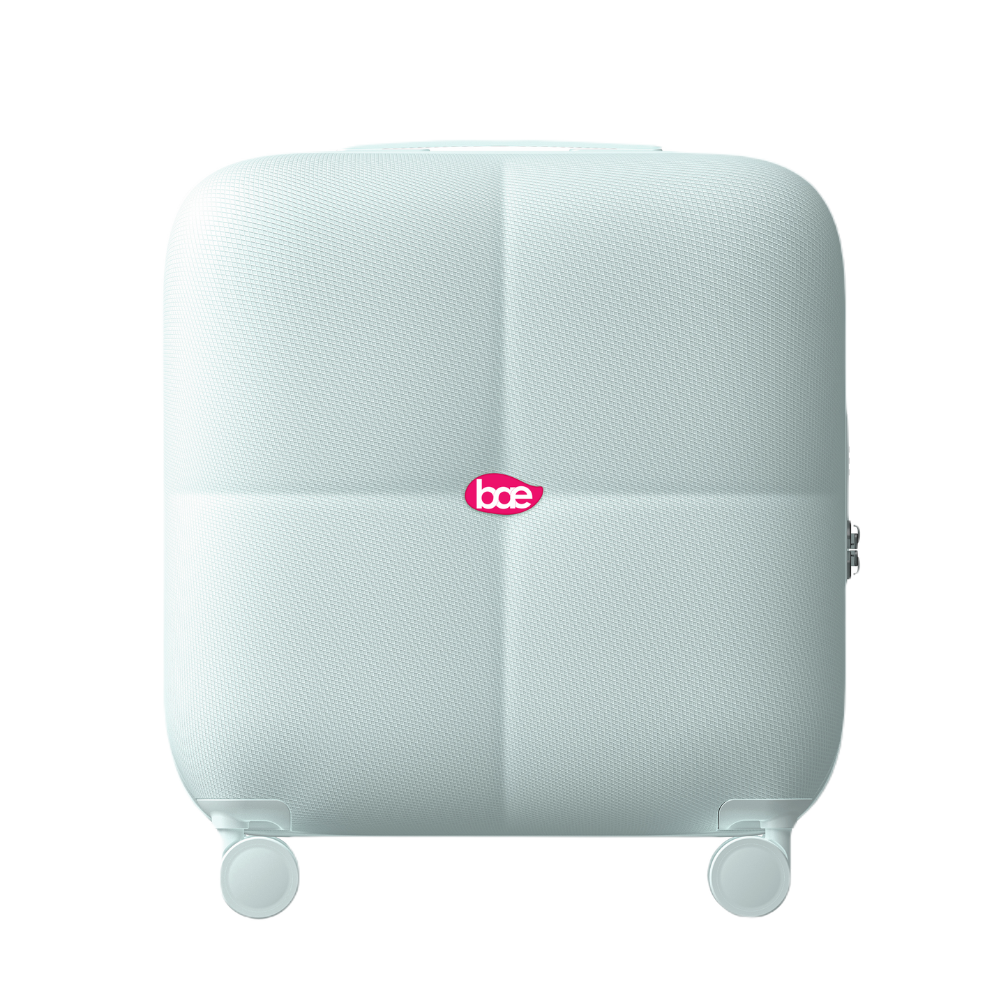 BAE x ARIES Carry-On Cabin Luggage – Light Green| Lightweight Hard Shell Trolley Suitcase | 360° Spinner Wheels | TSA Lock | Cabin Size