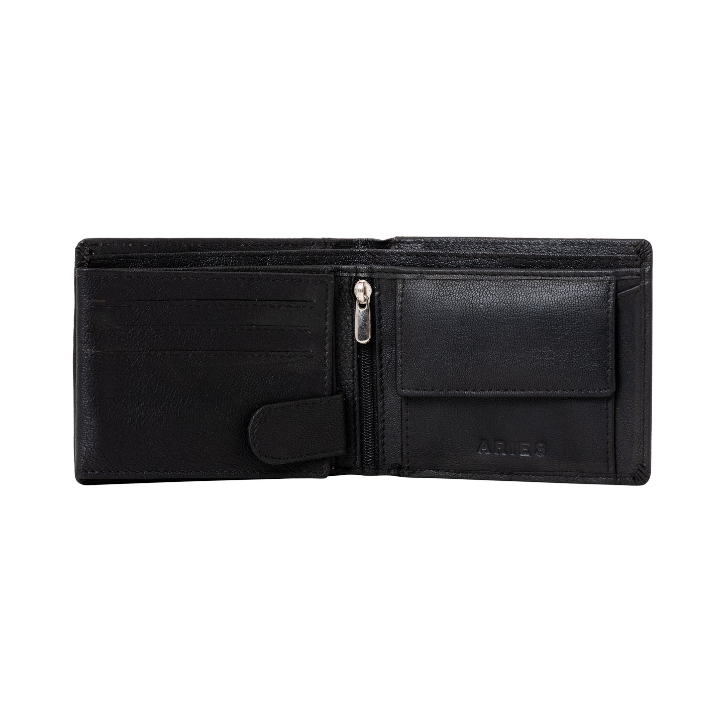 Lion Edition (Black) Leather Combo – Wallet, Belt & 14" Laptop Bag