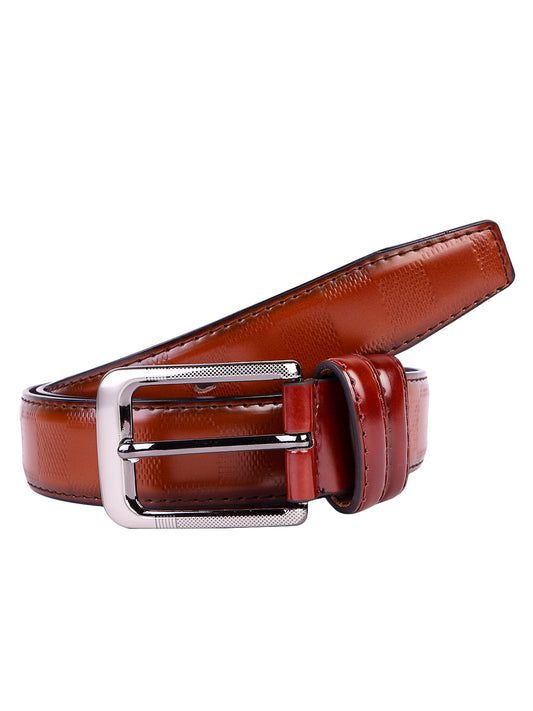 ARIES CheckMate Belt for Men (Brown)