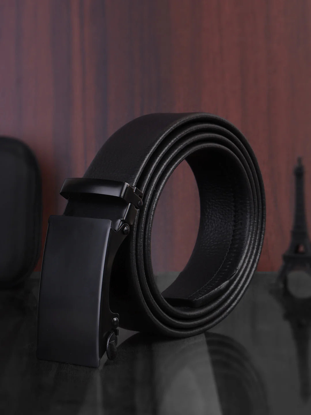 ARIES Genuine Leather Belt Combo for Men (Pack of 4) | 2 Classic Pin Buckle & 2 Automatic Ratchet Belts | Premium Formal & Casual Leather Belts | Gift Set for Men
