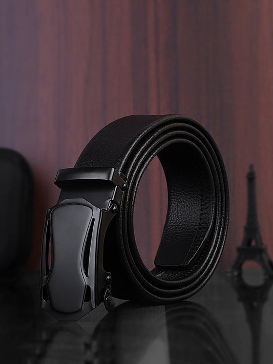 ARIES Genuine Leather Belt Combo for Men (Pack of 4) | 2 Classic Pin Buckle & 2 Automatic Ratchet Belts | Premium Formal & Casual Leather Belts | Gift Set for Men