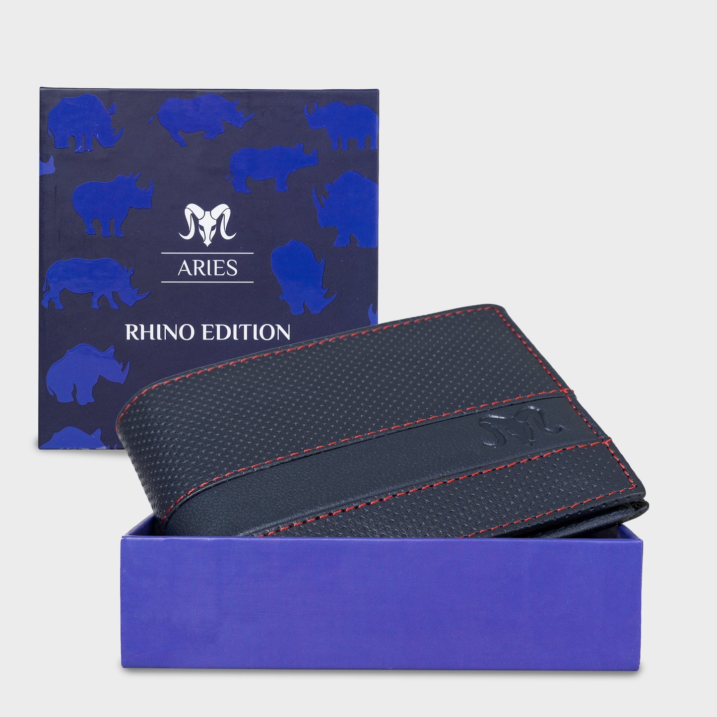 ARIES Rhino Edition Wallet for Men (Blue)