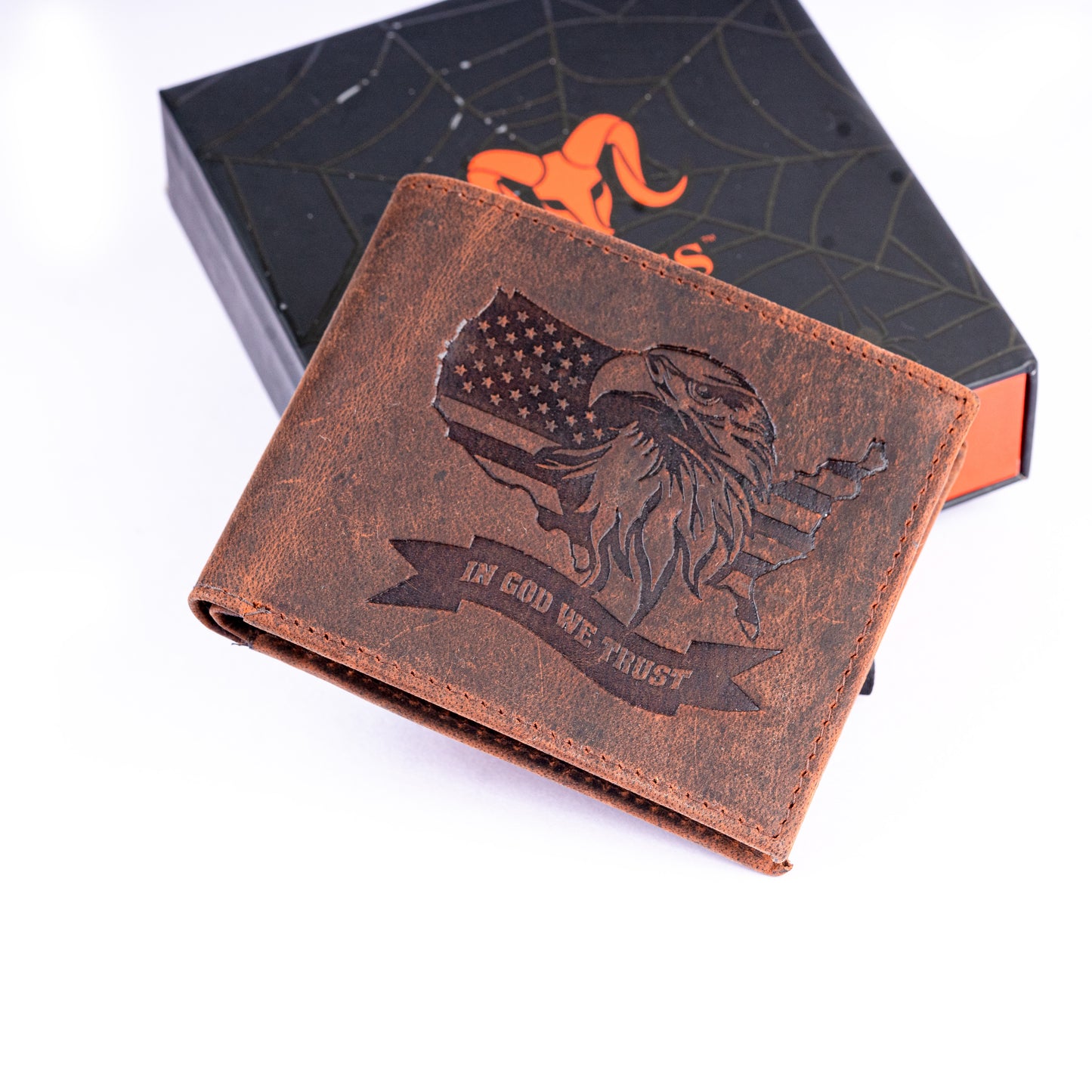 ARIES Eagle Edition Men's Wallet (Tan)
