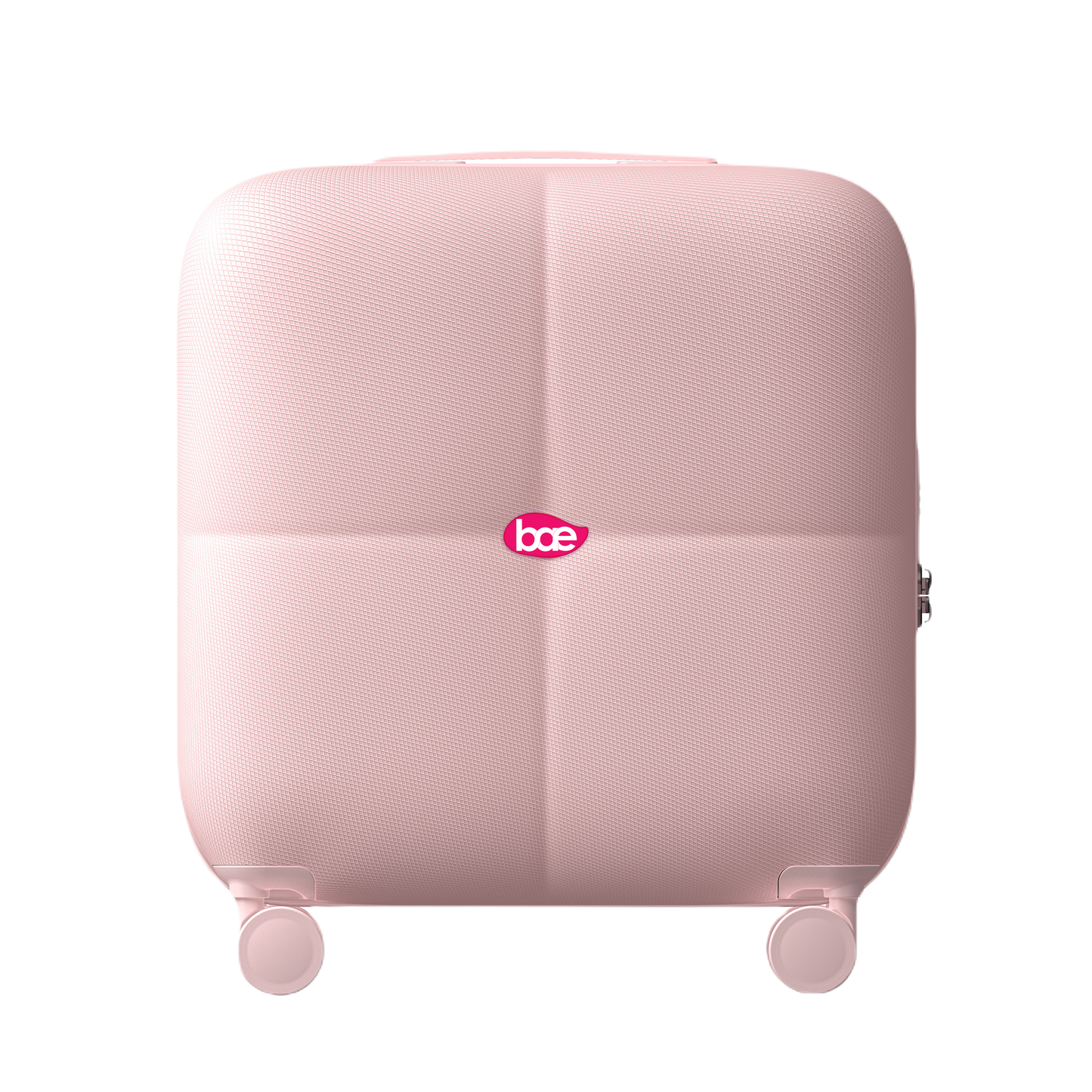 BAE x ARIES Carry-On Cabin Luggage – Pink | Lightweight Hard Shell Trolley Suitcase | 360° Spinner Wheels | TSA Lock | Cabin Size