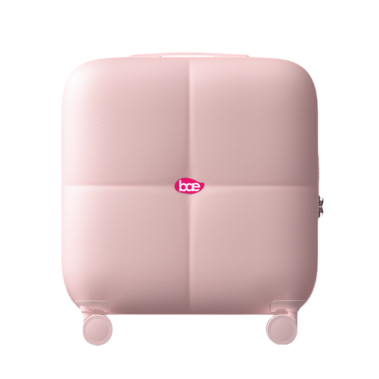 BAE x ARIES Carry-On Cabin Luggage – Pink | Lightweight Hard Shell Trolley Suitcase | 360° Spinner Wheels | TSA Lock | Cabin Size