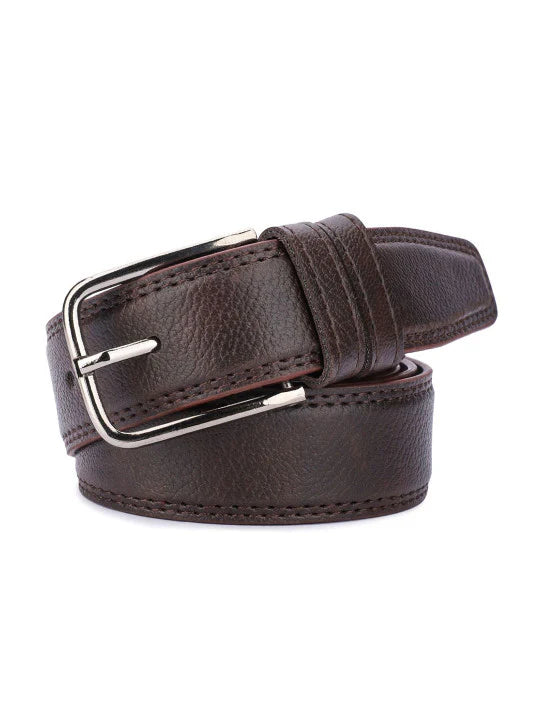 ARIES Genuine Leather Belt Combo for Men (Pack of 4) | 2 Classic Pin Buckle & 2 Automatic Ratchet Belts | Premium Formal & Casual Leather Belts | Gift Set for Men