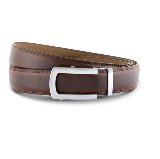 ARIES Autolock Belt for Men- Dark Brown