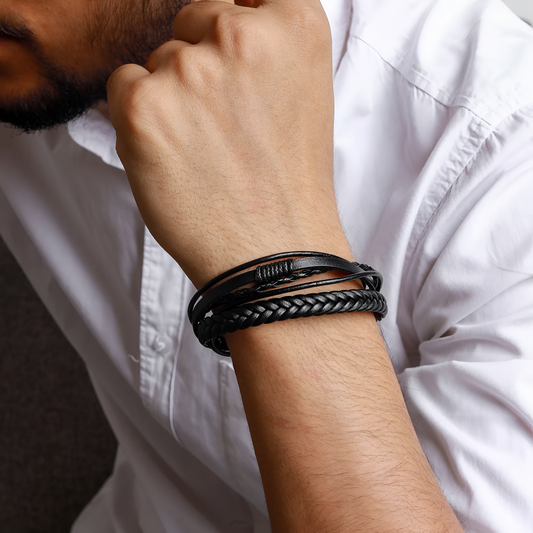 ARIES TangleBand Magnetic Bracelet (Black)