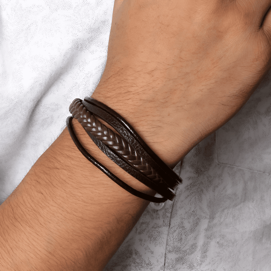 ARIES TangleBand Magnetic Bracelet (Brown)
