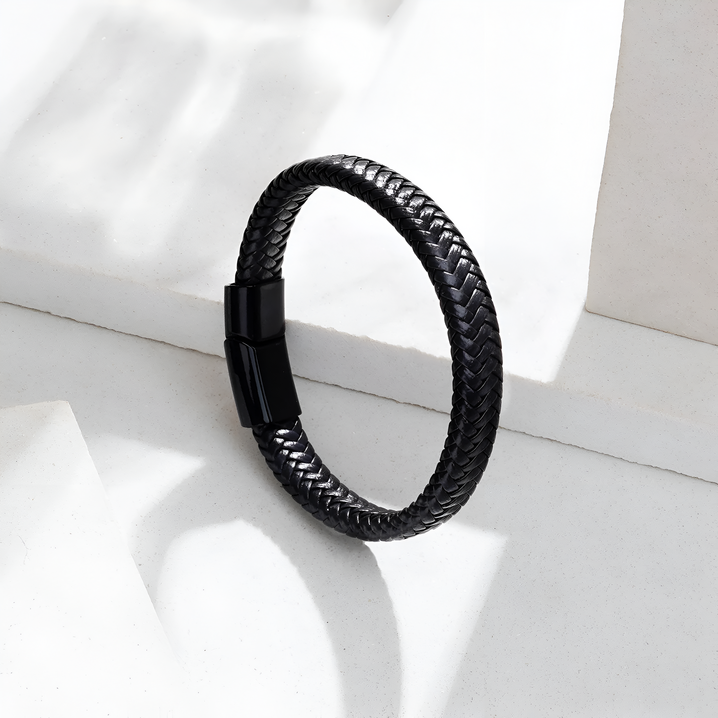 ARIES Magneto Leather Band (Black)
